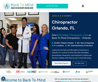 Back To Mind Chiropractic of Orlando