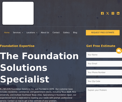 R.L.NELSON Foundation Solutions in the Houston Tx