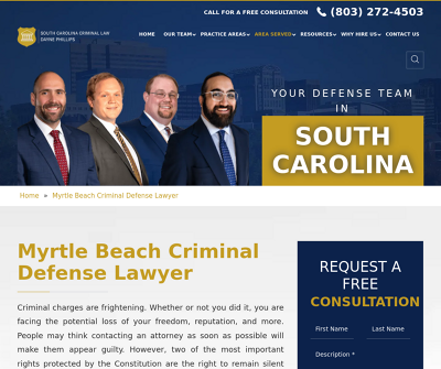 Myrtle Beach Criminal Defense Lawyer