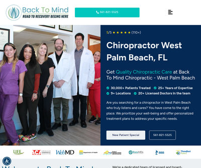 Back To Mind Chiropractic of West Palm Beach