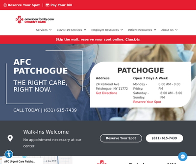 AFC Urgent Care Patchogue