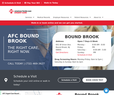 AFCUrgentCareBoundBrook