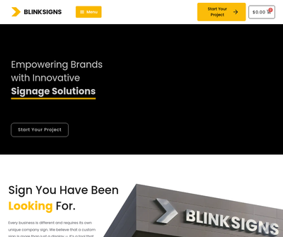 BlinkSigns | Sign Company | Ohio