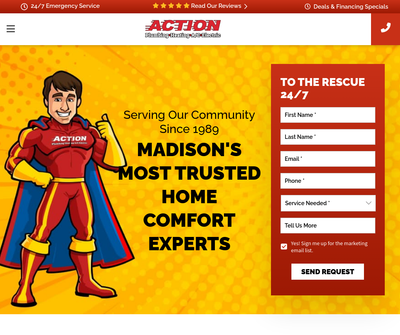 Action Plumbing, Heating, Air Conditioning and Electric, Inc.