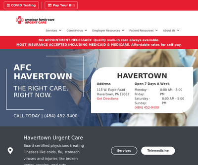 AFC Urgent Care Havertown