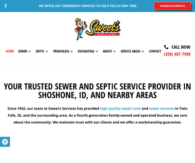 Sweet''s Septic Tank & Backhoe Service Inc.