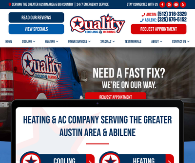 Quality Cooling, Heating & Plumbing