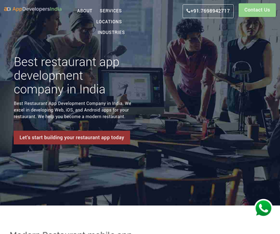 Restaurants App Development Company India