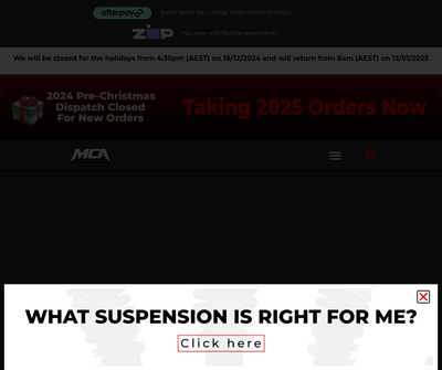 MCA Suspension | Premium Suspension Brisbane