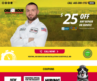 One Hour Heating & Air Conditioning of Cockeysville