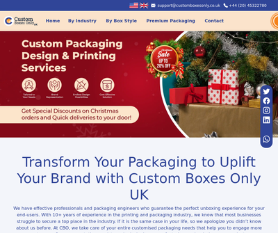 Custom Boxes Only Uk