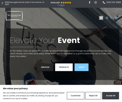 The Stellar Case Events & Rentals