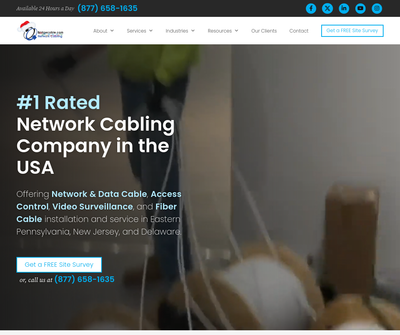 #1 Rated Network Cabling Company in the USA