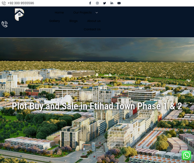Plot Buy and Sale in Etihad Town Phase 1 & 2