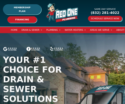 Drain & Sewer Services in Houston, TX | Red One Plumbing