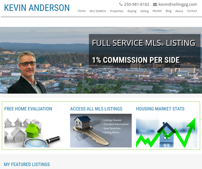 Kevin Anderson, Realtor - 2 Percent Realty Experts - Prince George