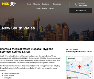 Med-X Healthcare Solutions Armidale | Clinical & Related Waste Solutions