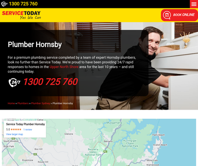 Service Today Plumber Hornsby