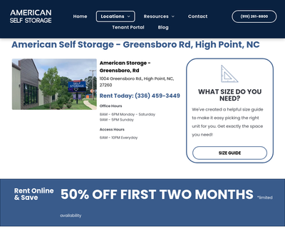 American Storage - Greensboro Rd