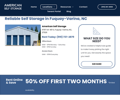 American Self Storage - Fuquay Varina
