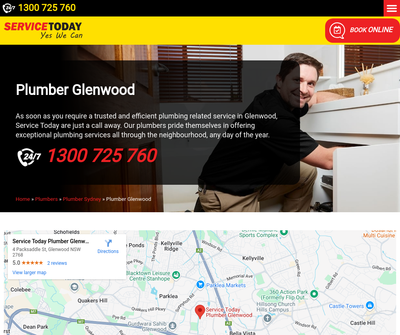 Service Today Plumber Glenwood
