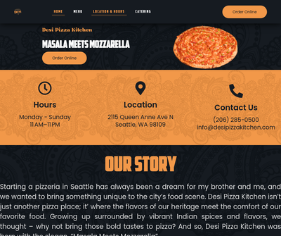 Desi Pizza Kitchen