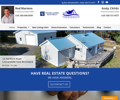 Three Rivers Realtors - Andy Childs & Rod Martens - Saint John NB - Real Estate Agents