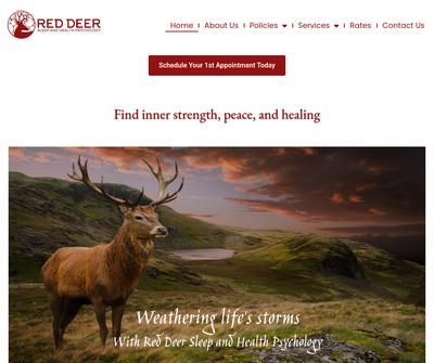 Red Deer Sleep and Health Psychology