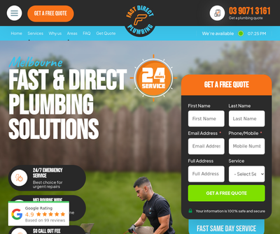 Fast Direct Plumbing