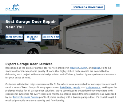 BEST Garage Door Repair Near You