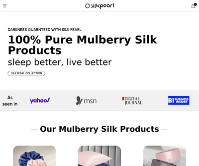 SILKPEARL™: Luxurious Silk Products for Your Beauty Sleep