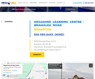 Megamind Learning Centre - Bramalea Road
