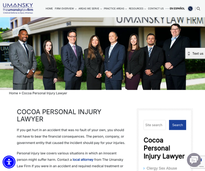 The Umansky Law Firm Criminal Defense & Injury Attorneys