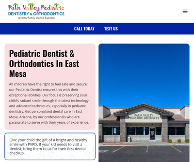 PalmValleyPediatricDentistryOrthodonticsEastMesa