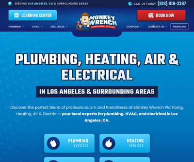 Monkey Wrench Plumbing, Heating, Air & Electric
