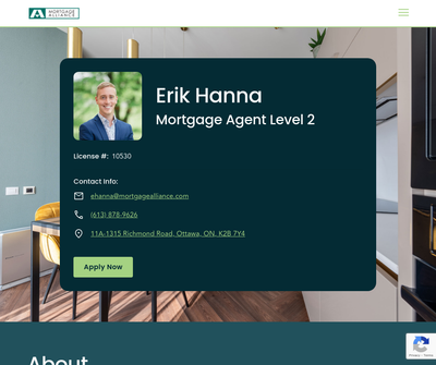Mortgage Broker – Erik Hanna, Mortgage Alliance