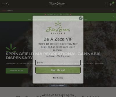 Zaza Green Cannabis Dispensary Springfield