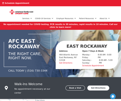 AFC Urgent Care East Rockaway