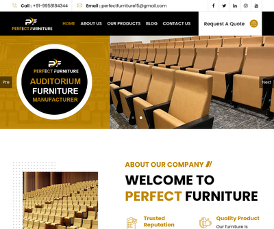 Auditorium Chair & Seating Manufacturer in Delhi