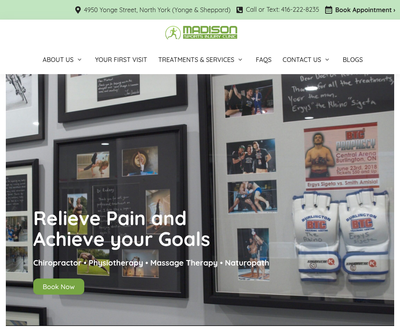 Madison Sports Injury and Rehabilitation Clinic - North York
