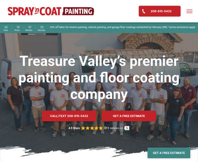 Spray ''n Coat Painting