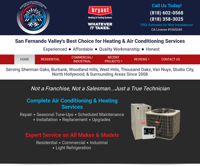 True Tech Air Conditioning Inc