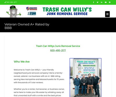 Trash Can Willys Junk Removal Service