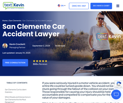 Text Kevin Accident Attorneys