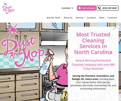 Dust and Mop House Cleaning of Raleigh