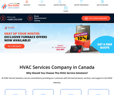 The HVAC Service 5160 Explorer Dr, Mississauga, ON, L4W 4T7 Toronto, Mississauga thehvacservice.ca
