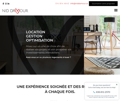 NID D'AMOUR - Gestion immobilière et location de logements luxueux