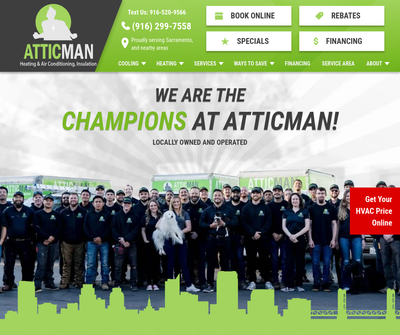 Atticman Heating and Air Conditioning, Insulation