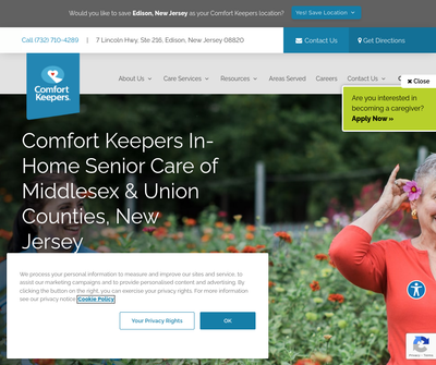 Comfort Keepers of Middlesex & Union Counties, NJ