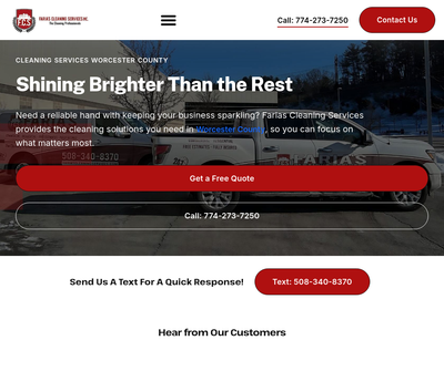 Faria's cleaning services